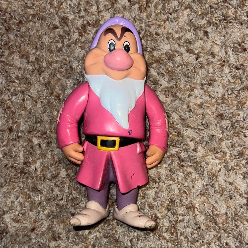 Vtg MATTEL 1992 Grumpy Figure 6” Snow White Seven Dwarfs